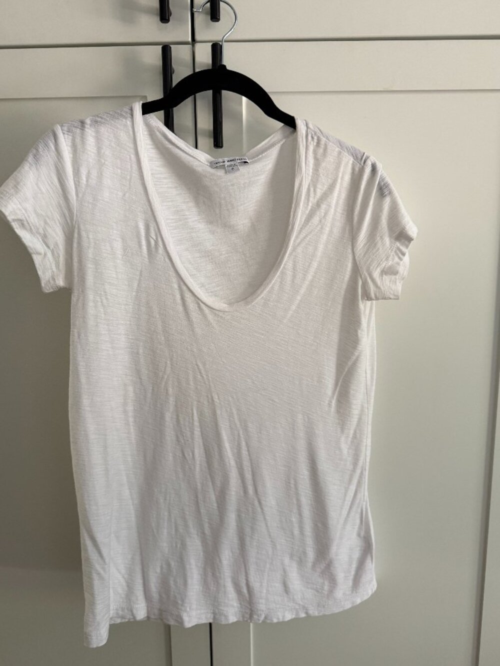 James Perse White TShirt Size 0